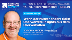 Marketing Analytics Summit 2025 – Wenn der Nutzer anders tickt...