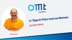 OMT Webinar: 7+ Tipps &amp; Tricks rund um Matomo