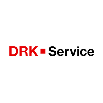 Logo des DRK Service in rot und schwarz